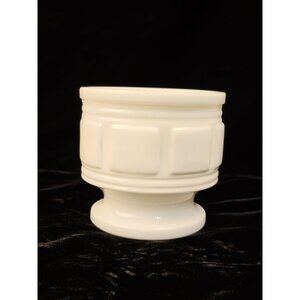 Vintage Randall Milk Glass Jardiniere Vase Planter